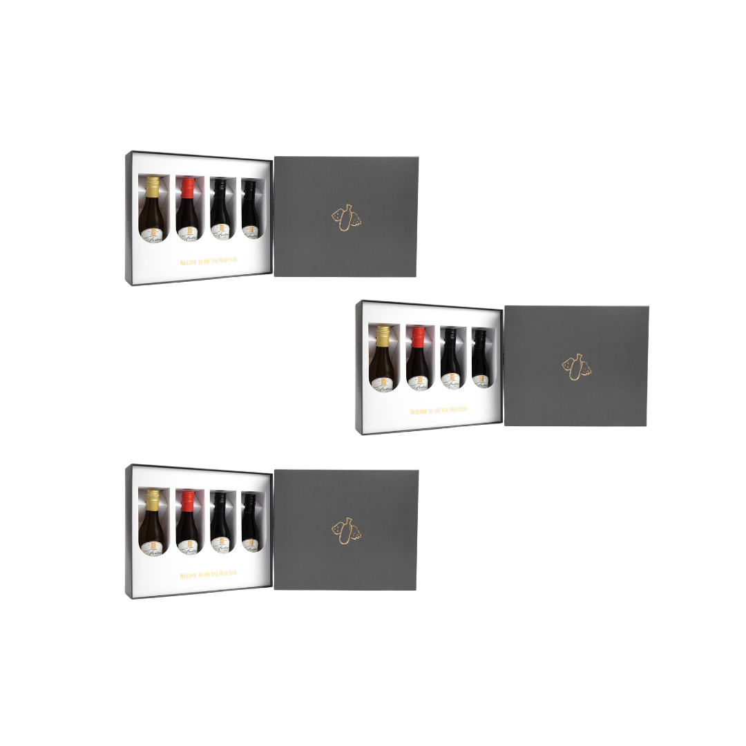 Wine tasting - three boxes